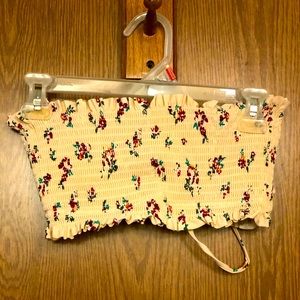 Xhilaration bandeau swim suit top only.  Size M